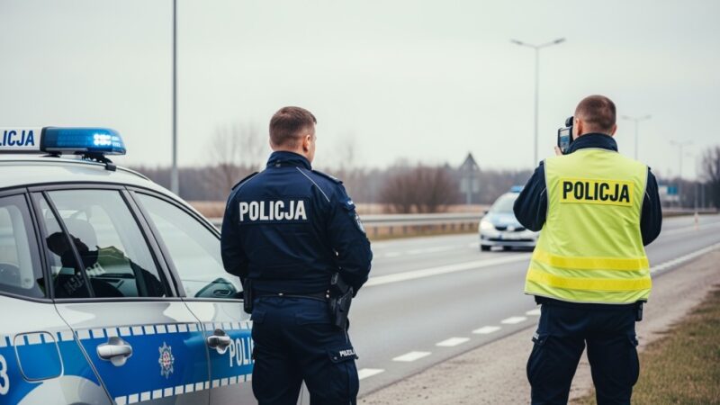 Nocna akcja policji: 16-latek na nielegalnym motocyklu bez tablic rejestracyjnych