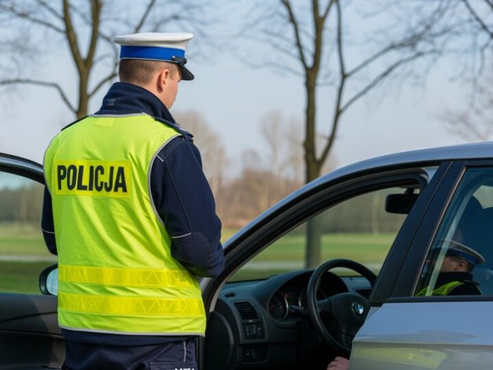 Dachowanie zakazanego kierowcy na trasie Serock-Wierzbica