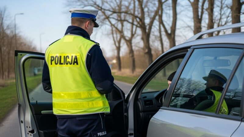 Ekstremalne przekroczenie prędkości w Trzylatkowie: kierowca stracił prawo jazdy na 3 miesiące!