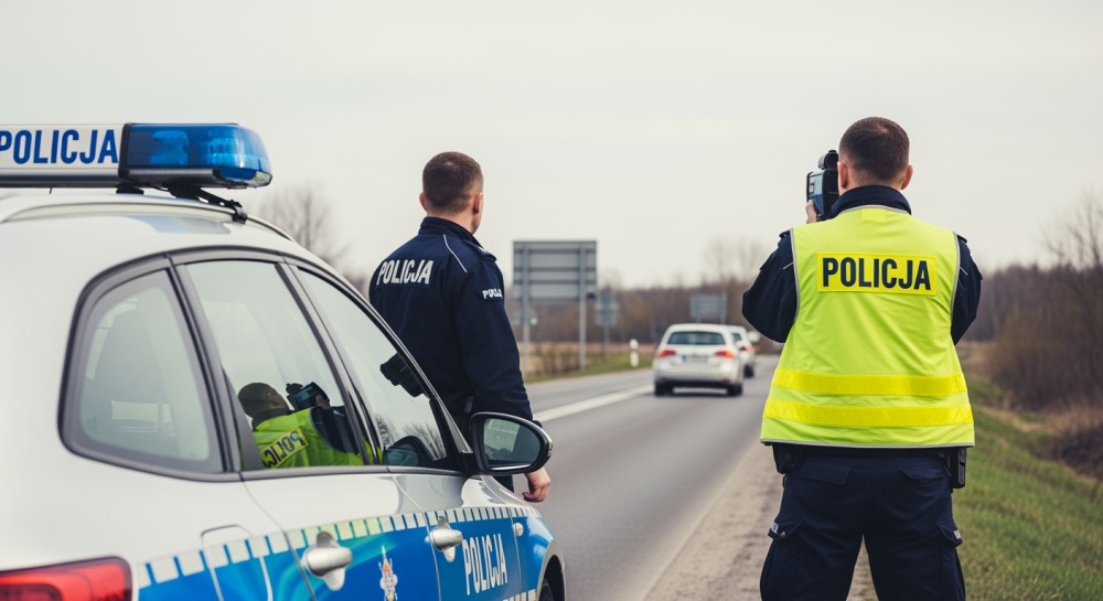 Kierowca szaleje w pobliżu szkoły – niebezpieczny incydent na Płockiej