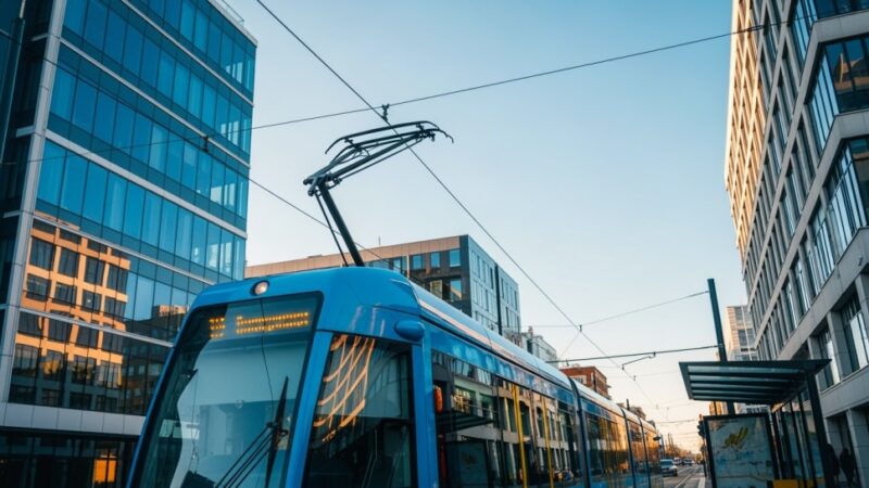 Nowoczesna szlifierka torowa: Rewolucja w warszawskich tramwajach!