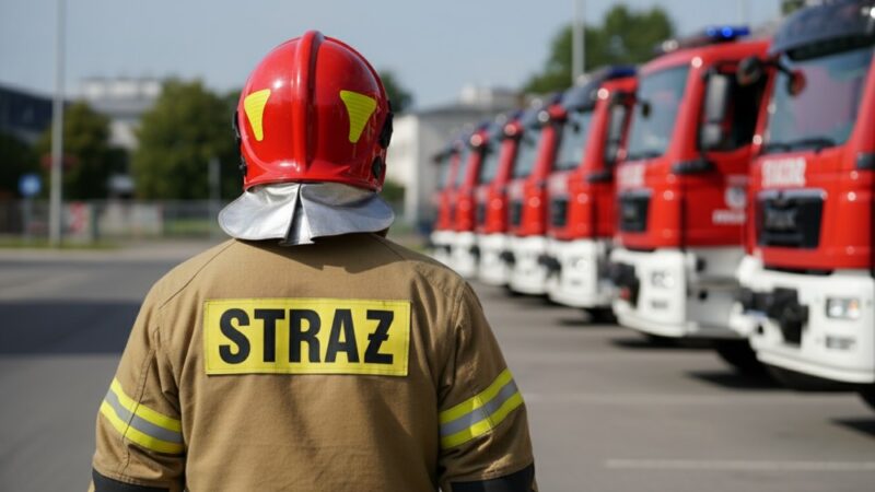 Nowe kierownictwo warszawskiej straży pożarnej – kto przejmuje stery?