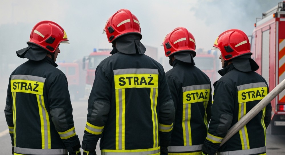 Trzech mężczyzn zatrzymanych po pożarze Opla – śledztwo w toku