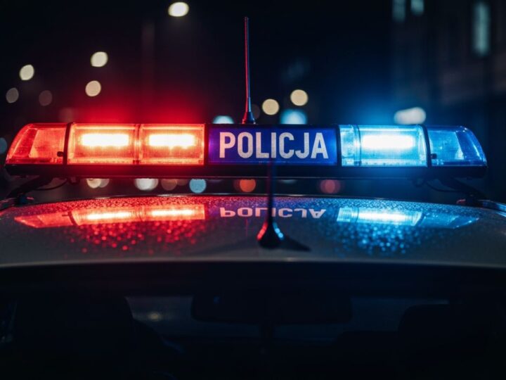 Nocny rajd po Warszawie: mężczyzna w ucieczce przed policją kończy w stłuczce