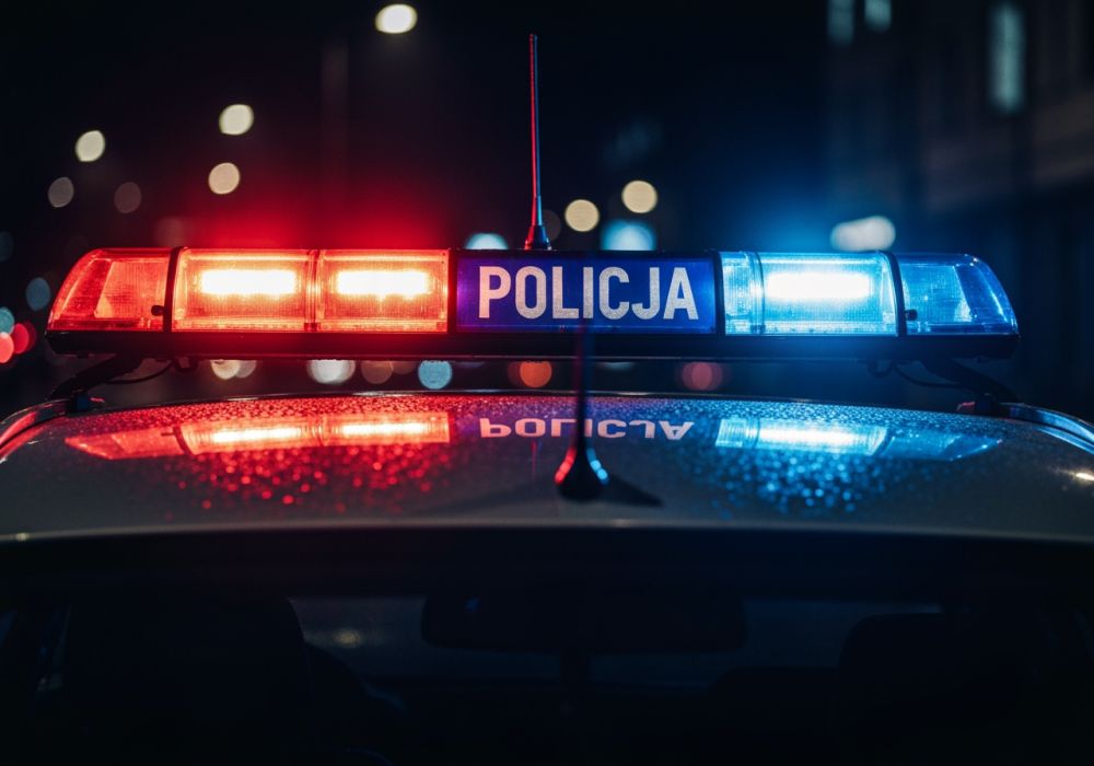 Nocny rajd po Warszawie: mężczyzna w ucieczce przed policją kończy w stłuczce