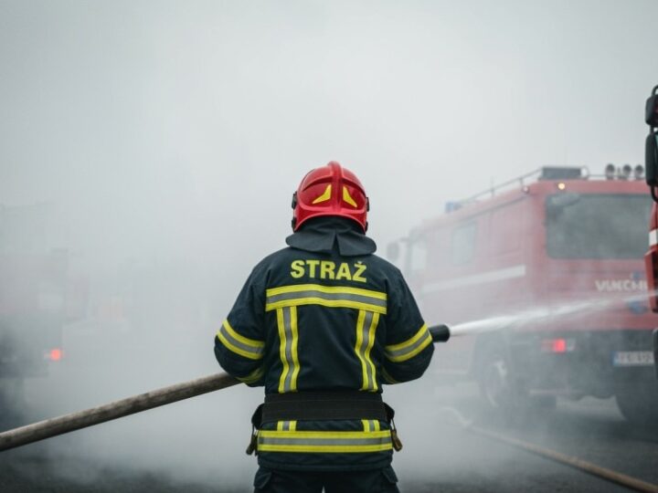 Pożar w Elsnerowie: Strażnicy na ratunek!