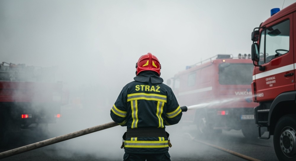 Pożar w Elsnerowie: Strażnicy na ratunek!