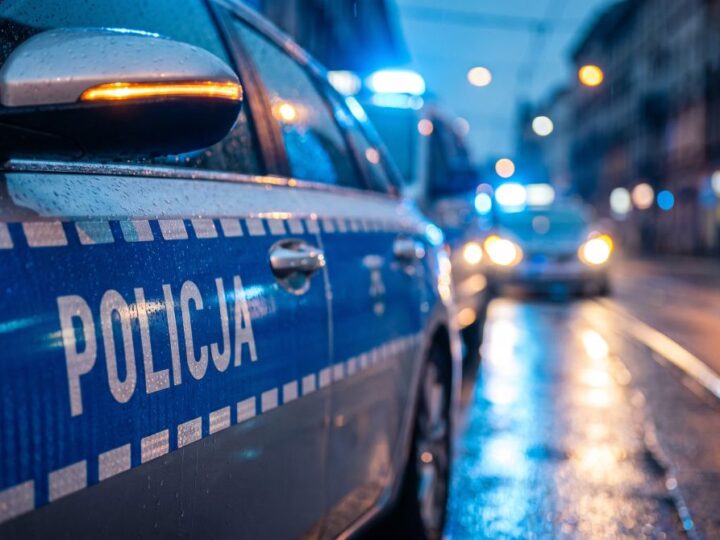 Zatrzymany w szafie: Kradzież rozbójnicza w nowodworskim supermarkecie
