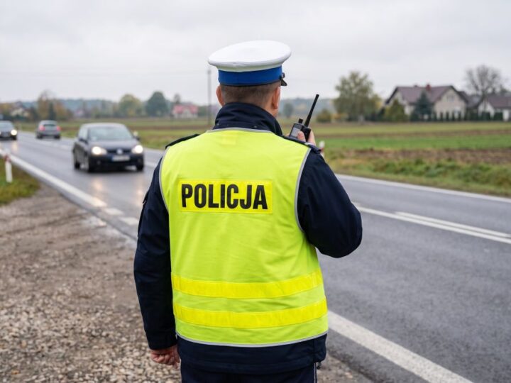 Policjant ratuje życie: Błyskawiczna interwencja na drodze!
